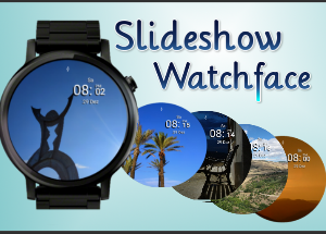Sliedeshow Watchface für Android Wear